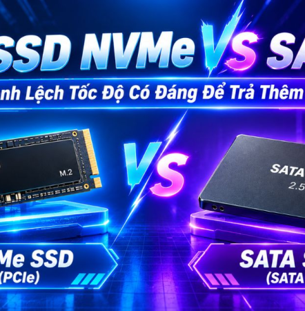 SSD NVME VÀ SATA: CHÊNH LỆCH TỐC ĐỘ VÀ NÊN CHỌN LOẠI NÀO?