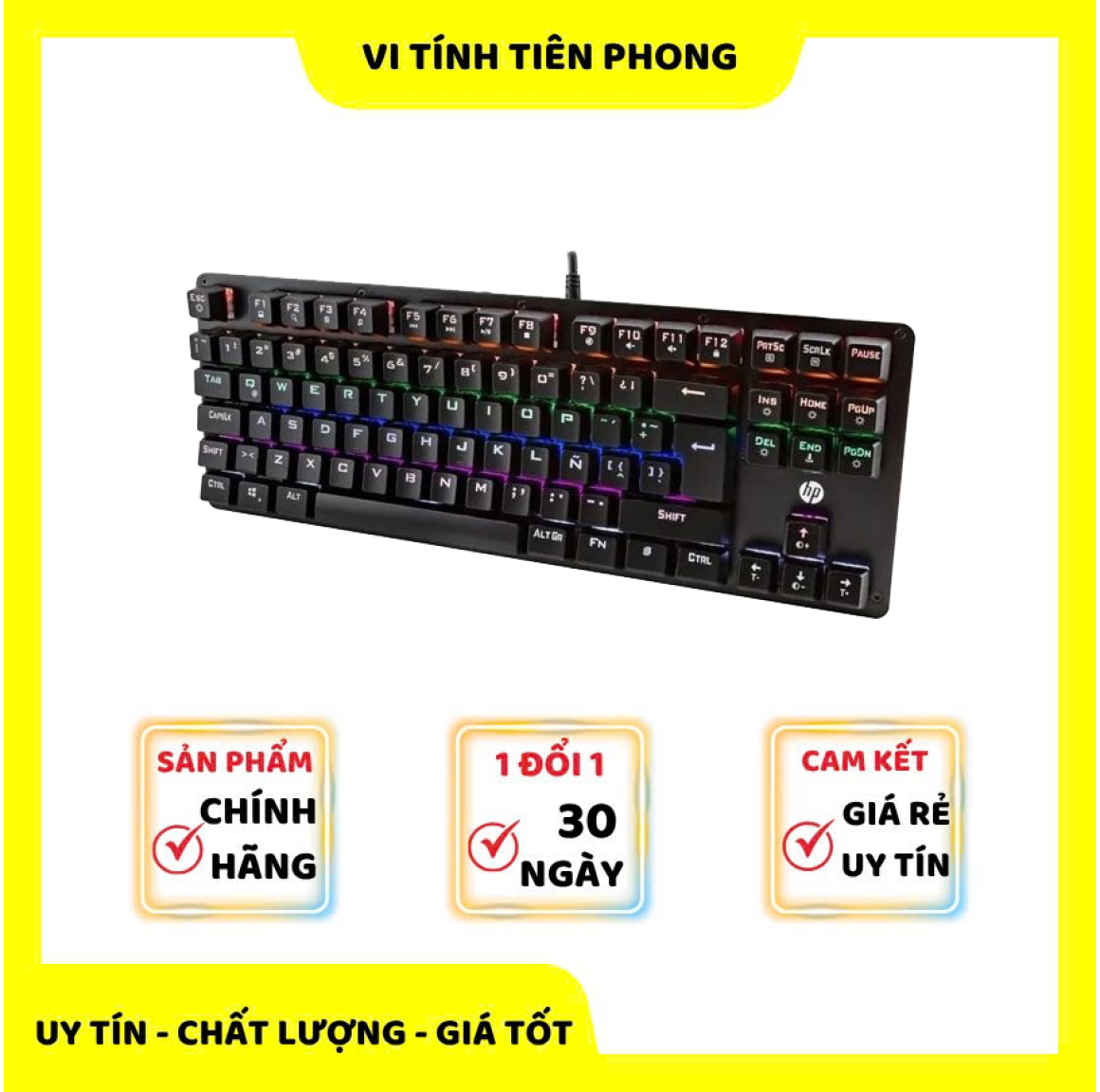 Bàn phím cơ Led Blue Switch HP GK200