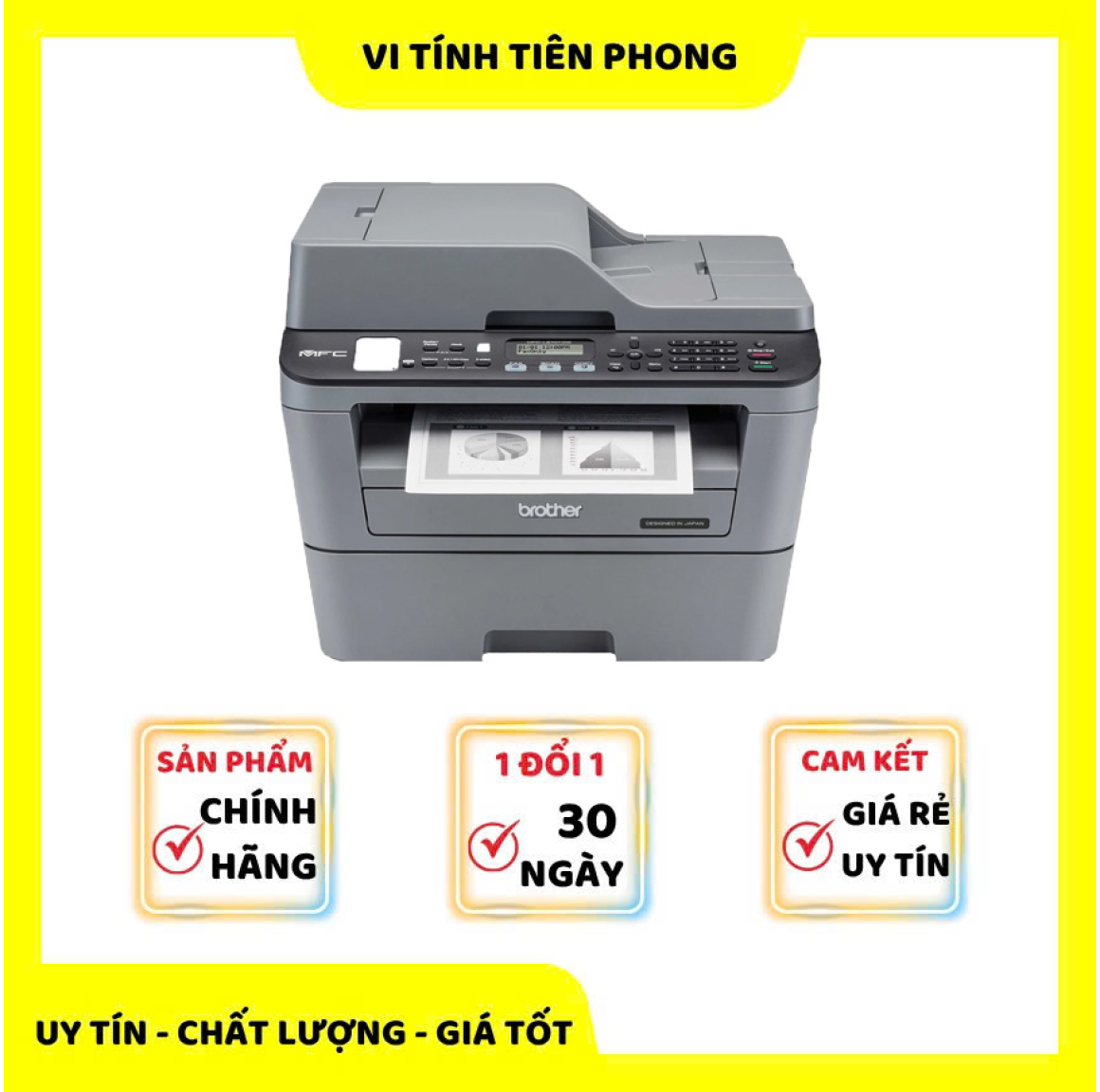Máy in laser trắng đen BROTHER MFC-L2701DW