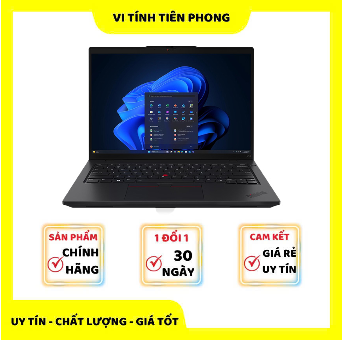Laptop Lenovo ThinkPad L14 Gen 6 21S60025VA (Intel Core Ultra 7 255H | 16GB | 512GB | Intel Arc | 14 inch WUXGA | NoOS | Đen)