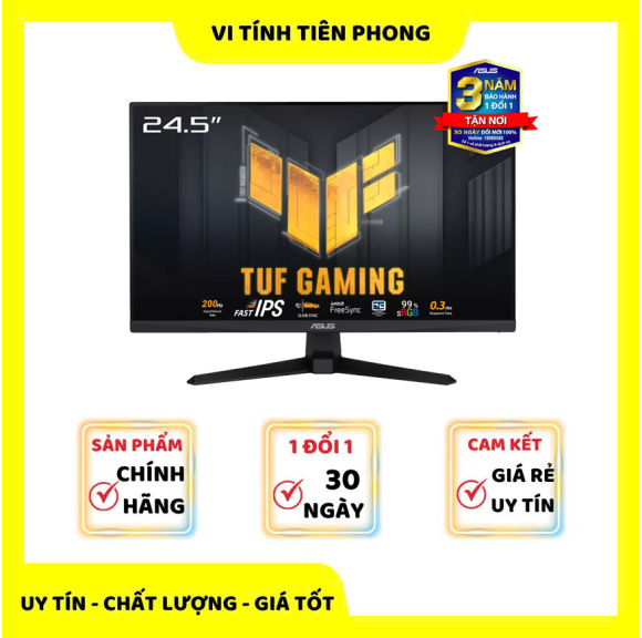 Màn Hình Gaming ASUS TUF Gaming VG259Q5A (24.5 inch - IPS - FHD - 200Hz - 1ms)-512