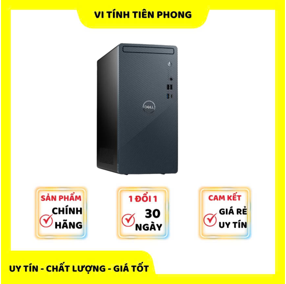 Máy tính để bàn đồng bộ Dell Inspiron 3030 71047524 (Intel Core i3-14100 | 8GB | 512GB | Intel UHD | Wifi + BT | Win11 | 1 year)