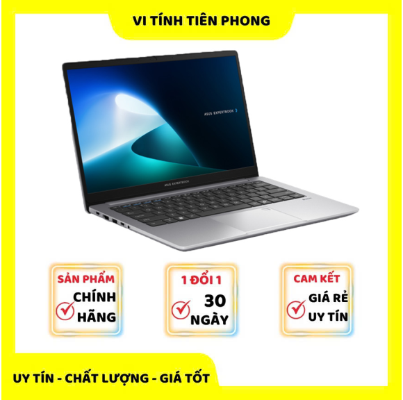 Laptop ASUS ExpertBook P1403CVA-i516-50W (Intel Core i5-13420H | Intel UHD | 14 inch FHD | 16GB | 512GB | Xám | Win 11)