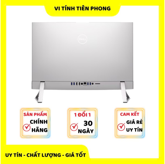 Máy tính bàn All in One Dell EC24250 DR93T51 ( i5-1334U(10*3.4) | 16GB | 1TSSD | 23.8FHD | Camera | SP | BT/KB/M | W11SL+OFFICE2024 | ĐEN | 1yr)