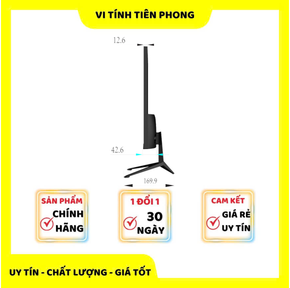 Màn hình VSP V2408S (24inch / ADS/IPS / FHD / 120Hz / 2ms) Đen Ver2025
