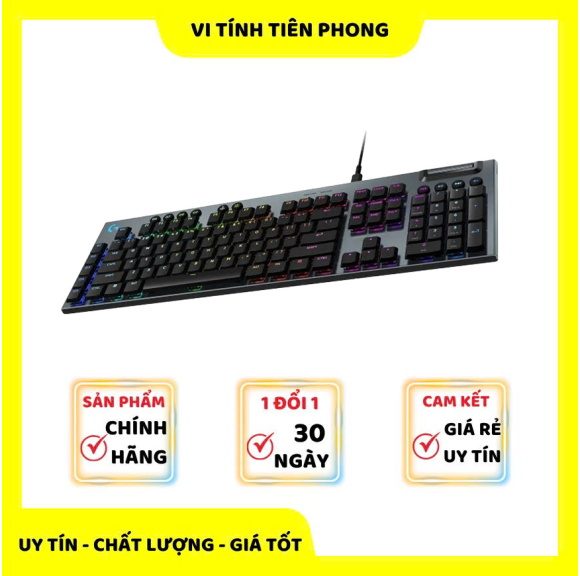 Bàn phím Logitech G915 X Lightspeed TKL Low-Profile Wireless Black