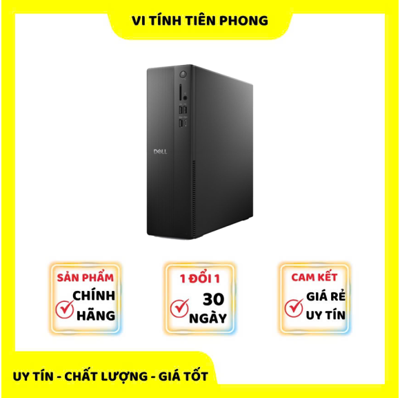 Máy tính để bàn đồng bộ Dell Slim ECS1250 DS-14100-8-512G ( Intel i3-14100 | 1x8GB | 512GB SSD | Non DVD | Chuột/ Bàn phím | Win 11)