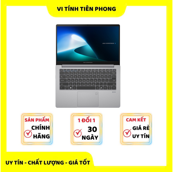 Laptop ASUS ExpertBook P1403CVA-i516-50W (Intel Core i5-13420H | Intel UHD | 14 inch FHD | 16GB | 512GB | Xám | Win 11)