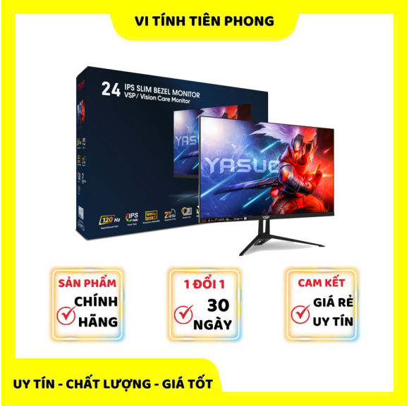 Màn hình VSP V2408S (24inch / ADS/IPS / FHD / 120Hz / 2ms) Đen Ver2025