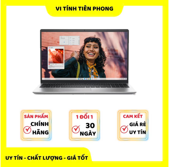 Laptop Dell Inspiron 15 N3530-i7U161W11SLU-BL (Intel Core i7-1355U | 16GB | 1TB | Intel Iris Xe | 15.6 inch FHD | Win 11 | Office HS24 | Bạc)