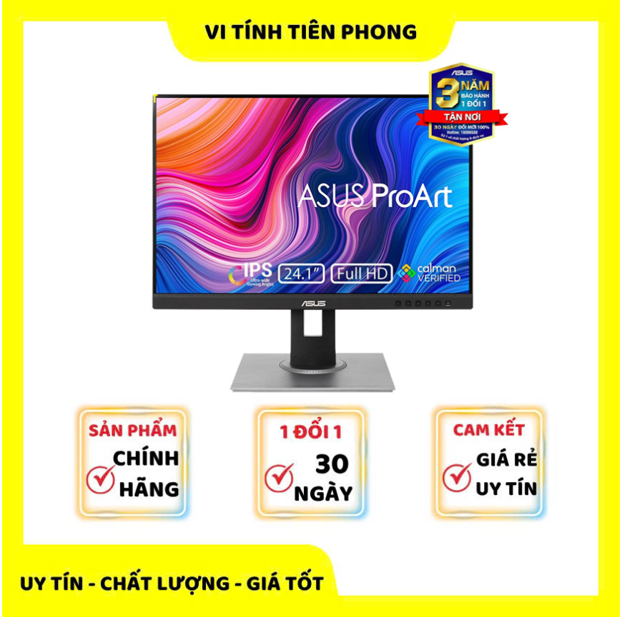 Màn Hình Đồ Họa ASUS ProArt PA248QV (24.1 inch - WUXGA - IPS - 75Hz - 5ms - VRR - Speaker - CalmanVERIFIED)