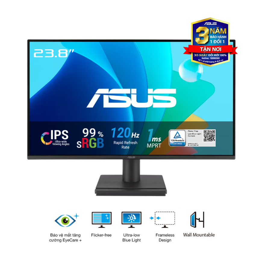 Màn Hình ASUS VA249HG (23.8 inch - IPS - FHD - 120Hz - 1ms)-513