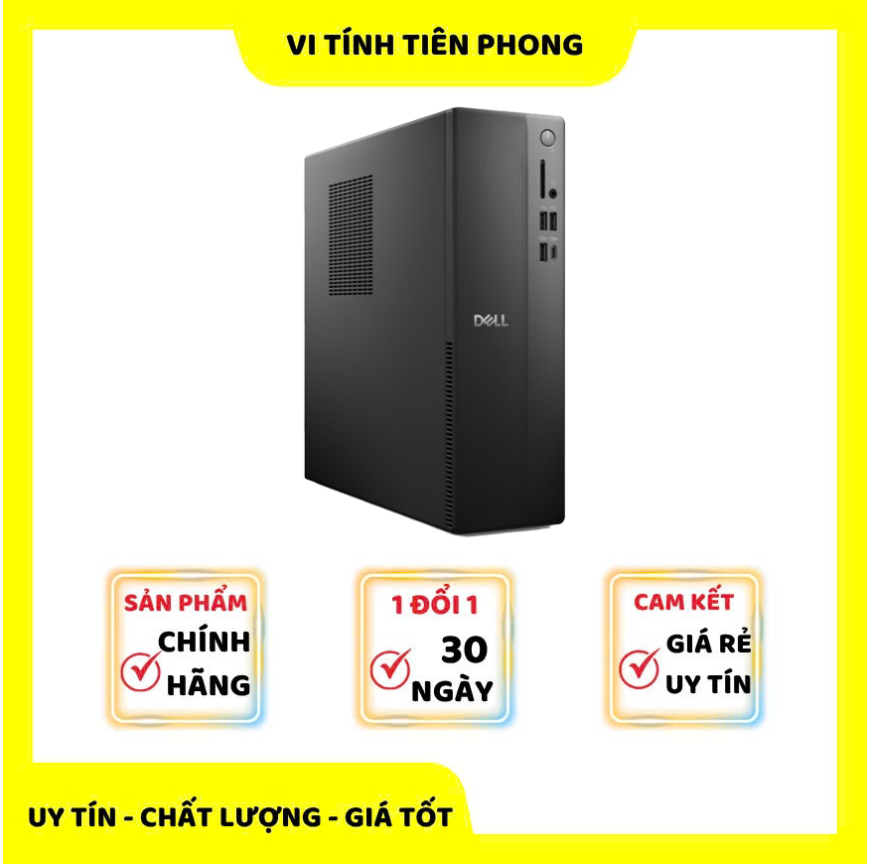 Máy tính để bàn đồng bộ Dell Slim ECS1250-71066641 (Intel Core i5 14400 | 8GB | 512GB | Intel UHD | KB/ M | Win 11 Home)